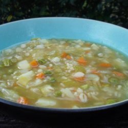 Warming Barley and Vegetable Soup