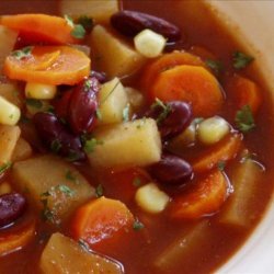 Kidney Bean-Vegetable Soup
