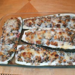 Over-Stuffed Zucchini