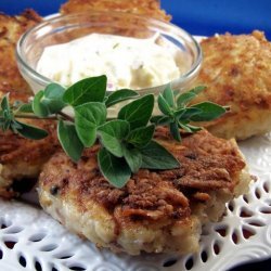 Fish Cakes With Herbed Sauce (German)