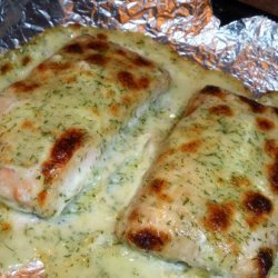 Oven Poached Salmon With Dill Sauce