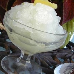 Italian Lemon Ice (Granita)
