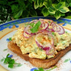 Smoked Paprika Egg Salad Sandwich on Whole Grain