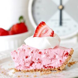 Strawberry Butter Cracker Pie