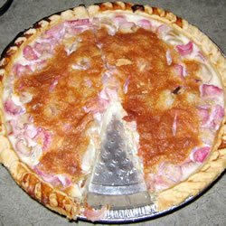 Rhubarb Custard Pie III