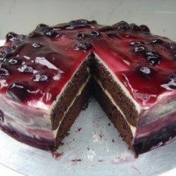 Cocoa Blueberry Cake