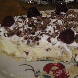 Vanilla Bavarian Cream Pie