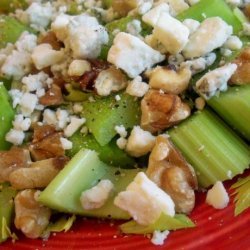 Celery Salad With Walnuts and Blue Cheese