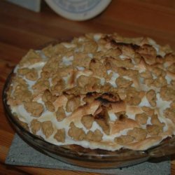 Peanut Butter Pie With Meringue Topping