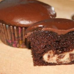Colorado Mel's Glazed-Chocolate-Cheesecake-Cupcakes