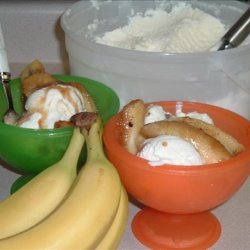 Caramel Bananas with Maple Syrup