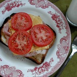 Hot Open-Faced Sandwich