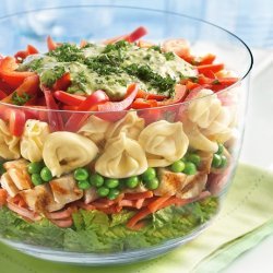 Grilled Chicken and Tortellini Salad
