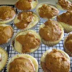 Cream Cheese Filled Carrot Muffins