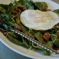 Warm Spinach and Sausage Salad