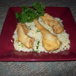 Garlic Chicken on Rice