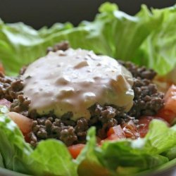 Whopper Salad (Low Carb)