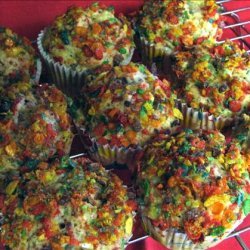 Rainbow Muffins