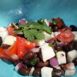 Jicama, Tomato, and Black Bean Salad