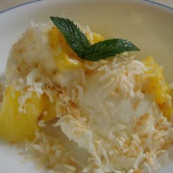 Caramelized Pineapple Sundaes With Coconut