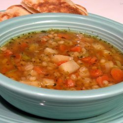 Barley Soup With Root Vegetables
