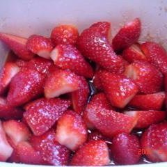 Strawberries Marsala