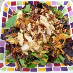 Asian Chicken Salad With Glazed Pecans