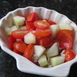 Marinated Cucumbers and Tomatoes