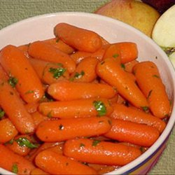 Carrots with an Apple Glaze