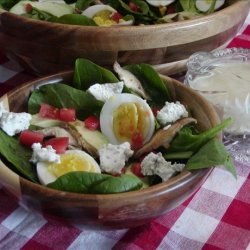 Basil Spinach Salad With Lime Vinaigrette
