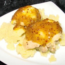Apricot-Dijon Mustard Chicken With Couscous