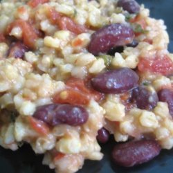 Slow Cooker Red Beans and Barley (Low Fat)