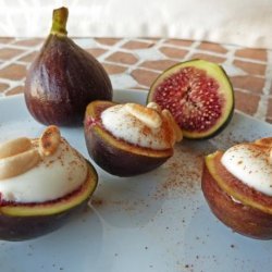 Mascarpone-filled Figs or Apricots With Amaretto