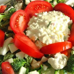 Lettuce Salad With Egg Salad   Dressing 