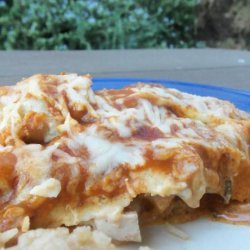Creamy Cheesy Chicken Enchiladas
