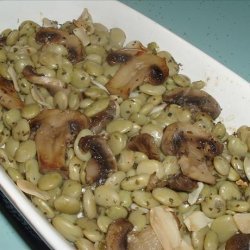 Lima Beans and Mushrooms