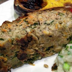 Low-Fat Turkey-in-the-Garden Meatloaf