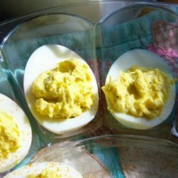 Grand Ma-Ma's Deviled Eggs (No Mayo!!)