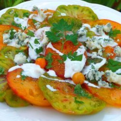 Contessa's Heirloom Tomatoes With Blue Cheese Dressing