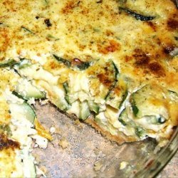 Zucchini 3-Cheese Quiche