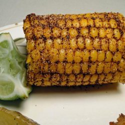 Chili-Lime Rubbed Indian Corn on the Cob