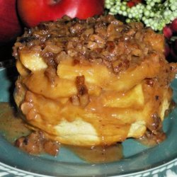 Upside-Down Caramel-Apple Biscuits