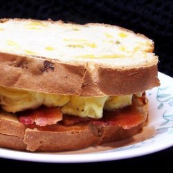 Scrambled Egg and Bacon Sandwich