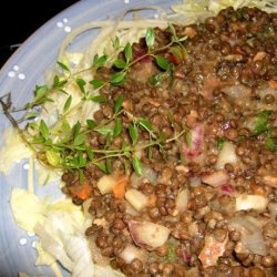 Lentils Du Puy and Bacon Salad