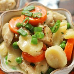 Crock Pot Chicken and Herb Dumplings