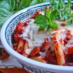 Rigatoni With Cheese and Italian Sausage