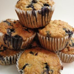 Blueberry Banana Oat Muffins