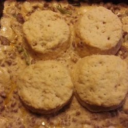 Ground Beef Casserole With Biscuits