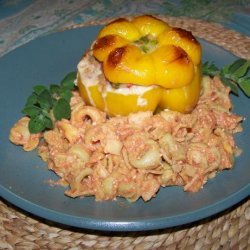 Stuffed Peppers With Tortellini