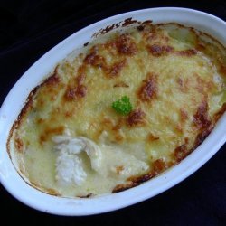 New England Baked Cod in Cheese Sauce